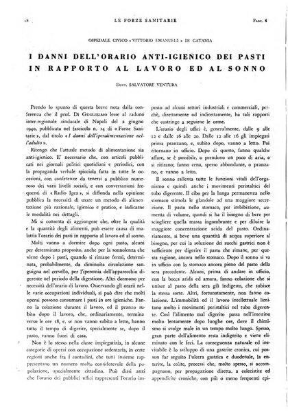 Le forze sanitarie organo ufficiale del Sindacato nazionale fascista dei medici e degli ordini dei medici