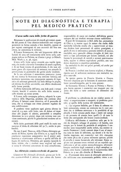 Le forze sanitarie organo ufficiale del Sindacato nazionale fascista dei medici e degli ordini dei medici