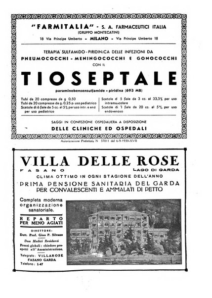 Le forze sanitarie organo ufficiale del Sindacato nazionale fascista dei medici e degli ordini dei medici