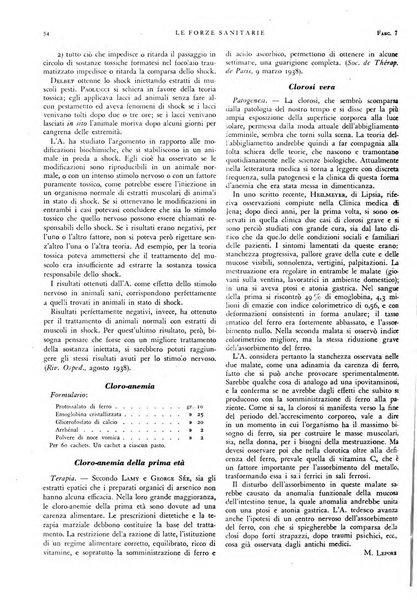 Le forze sanitarie organo ufficiale del Sindacato nazionale fascista dei medici e degli ordini dei medici