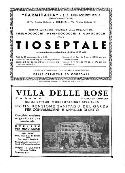 Le forze sanitarie organo ufficiale del Sindacato nazionale fascista dei medici e degli ordini dei medici