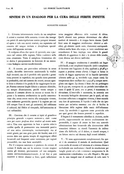 Le forze sanitarie organo ufficiale del Sindacato nazionale fascista dei medici e degli ordini dei medici