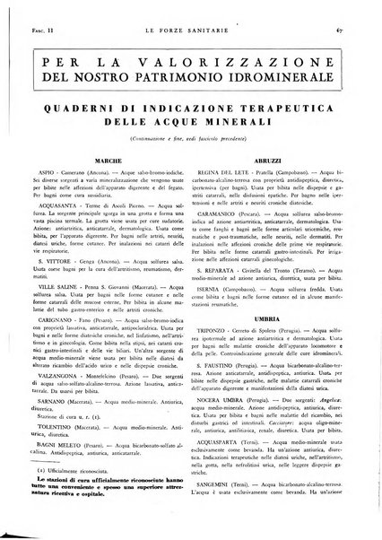 Le forze sanitarie organo ufficiale del Sindacato nazionale fascista dei medici e degli ordini dei medici