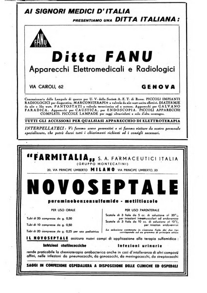 Le forze sanitarie organo ufficiale del Sindacato nazionale fascista dei medici e degli ordini dei medici