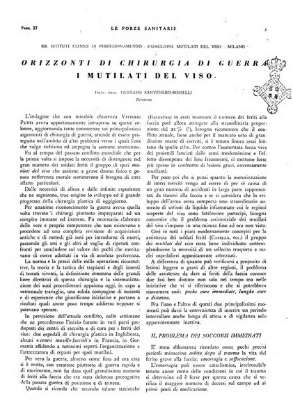 Le forze sanitarie organo ufficiale del Sindacato nazionale fascista dei medici e degli ordini dei medici