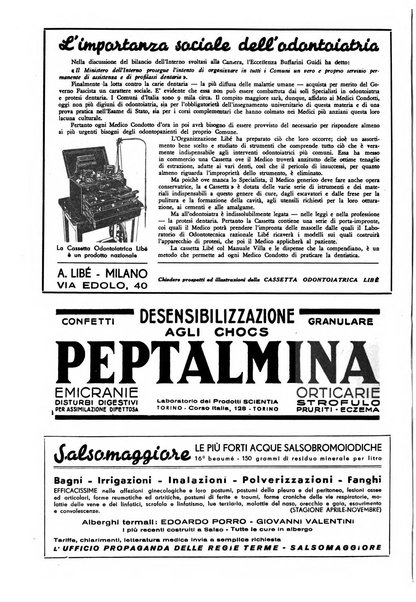 Le forze sanitarie organo ufficiale del Sindacato nazionale fascista dei medici e degli ordini dei medici