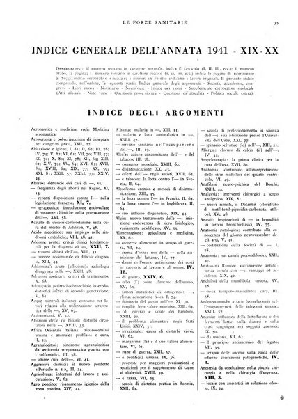 Le forze sanitarie organo ufficiale del Sindacato nazionale fascista dei medici e degli ordini dei medici