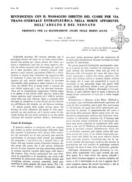 Le forze sanitarie organo ufficiale del Sindacato nazionale fascista dei medici e degli ordini dei medici