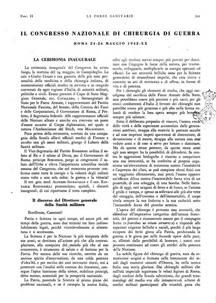 Le forze sanitarie organo ufficiale del Sindacato nazionale fascista dei medici e degli ordini dei medici