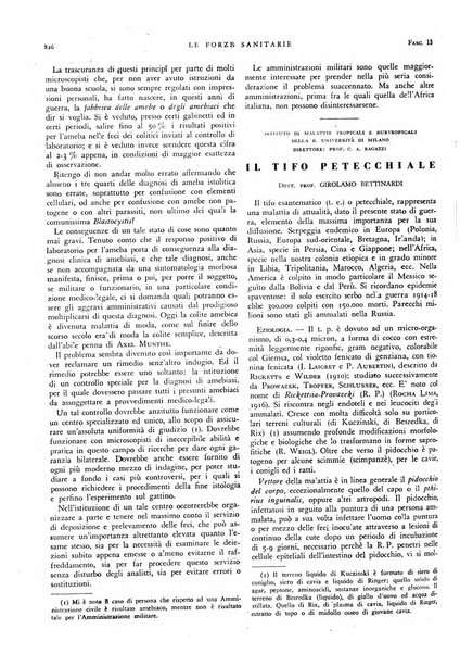 Le forze sanitarie organo ufficiale del Sindacato nazionale fascista dei medici e degli ordini dei medici