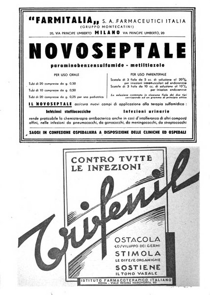 Le forze sanitarie organo ufficiale del Sindacato nazionale fascista dei medici e degli ordini dei medici