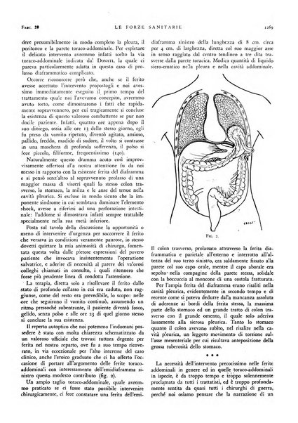 Le forze sanitarie organo ufficiale del Sindacato nazionale fascista dei medici e degli ordini dei medici