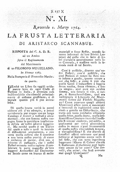 La frusta letteraria di Aristarco Scannabue