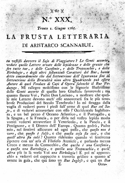 La frusta letteraria di Aristarco Scannabue