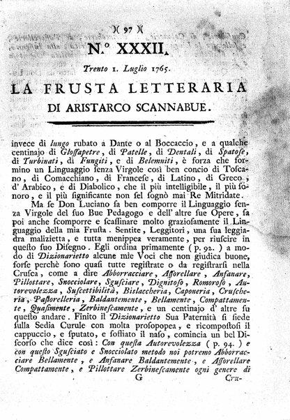 La frusta letteraria di Aristarco Scannabue