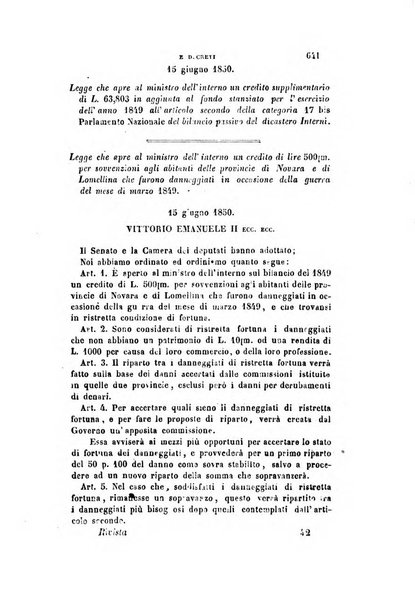 Rivista amministrativa del Regno ossia raccolta degli atti delle amministrazioni centrali, divisionali e provinciali dei comuni e degli istituti di beneficenza