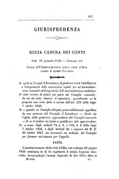 Rivista amministrativa del Regno ossia raccolta degli atti delle amministrazioni centrali, divisionali e provinciali dei comuni e degli istituti di beneficenza