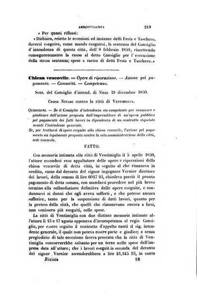 Rivista amministrativa del Regno ossia raccolta degli atti delle amministrazioni centrali, divisionali e provinciali dei comuni e degli istituti di beneficenza