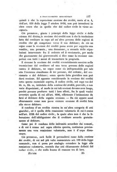 Rivista amministrativa del Regno ossia raccolta degli atti delle amministrazioni centrali, divisionali e provinciali dei comuni e degli istituti di beneficenza