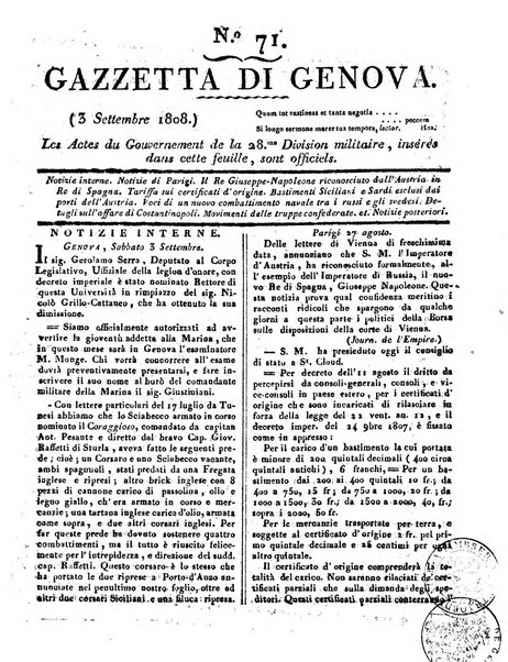 Gazzetta di Genova