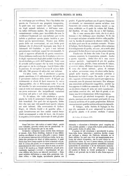 Gazzetta medica di Roma