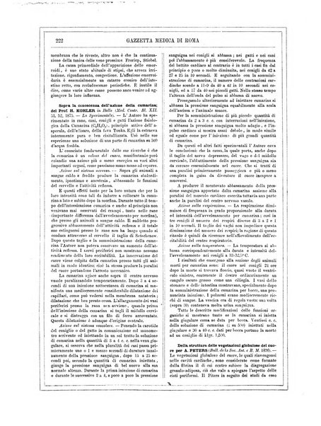 Gazzetta medica di Roma