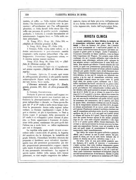 Gazzetta medica di Roma