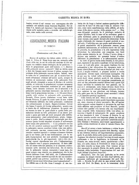 Gazzetta medica di Roma