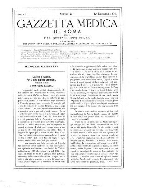 Gazzetta medica di Roma