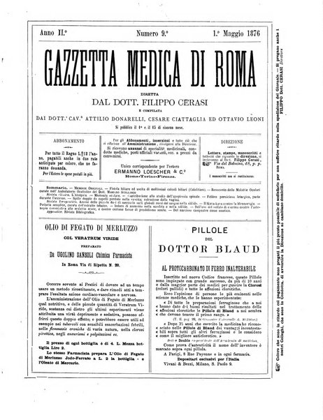 Gazzetta medica di Roma