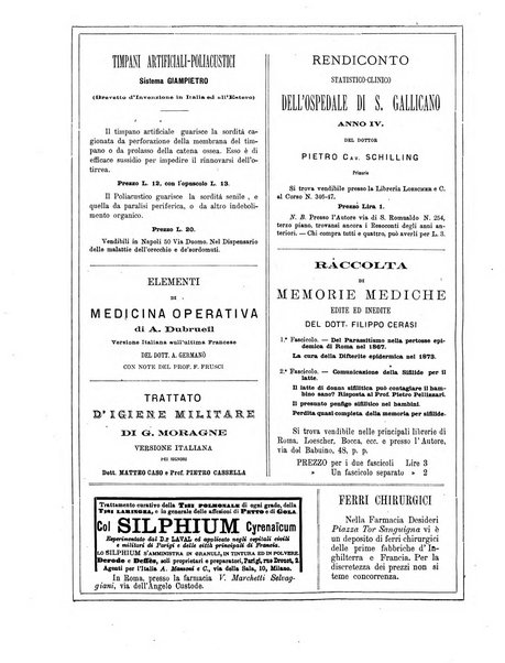 Gazzetta medica di Roma