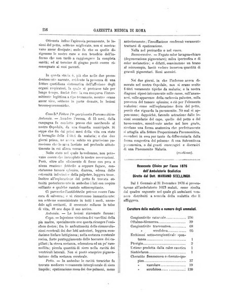 Gazzetta medica di Roma