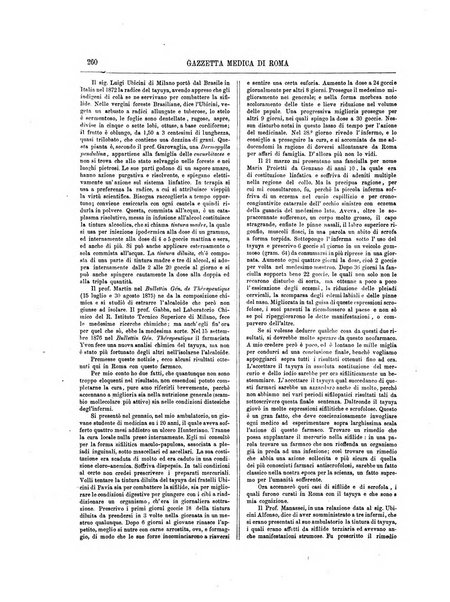 Gazzetta medica di Roma