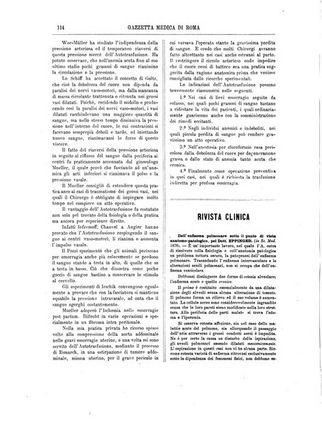 Gazzetta medica di Roma