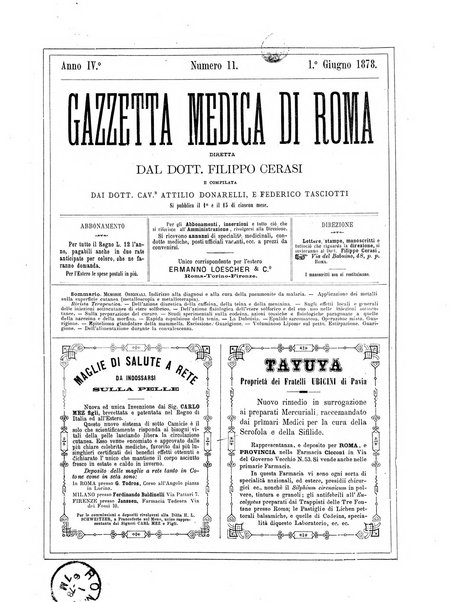 Gazzetta medica di Roma