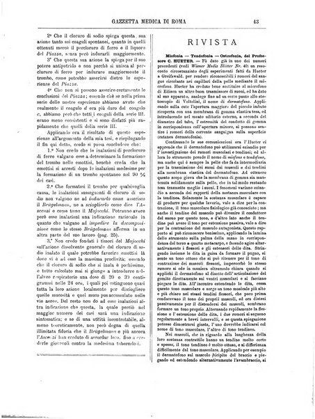 Gazzetta medica di Roma