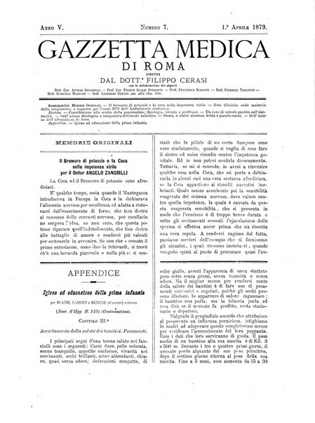 Gazzetta medica di Roma