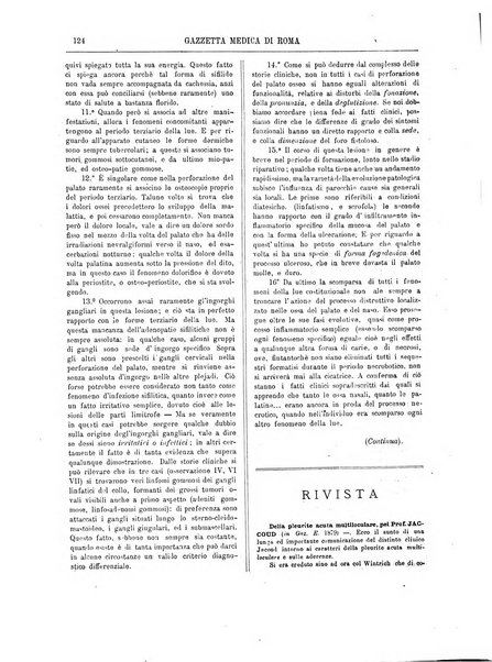 Gazzetta medica di Roma