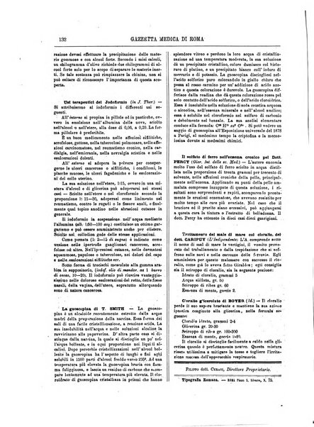 Gazzetta medica di Roma