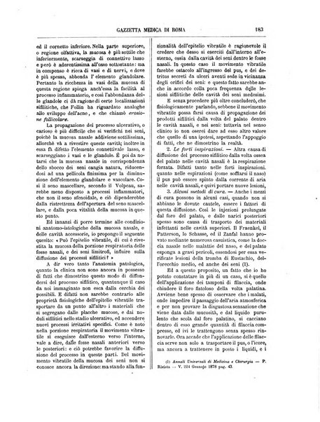 Gazzetta medica di Roma