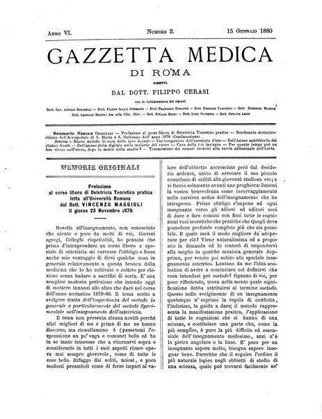 Gazzetta medica di Roma