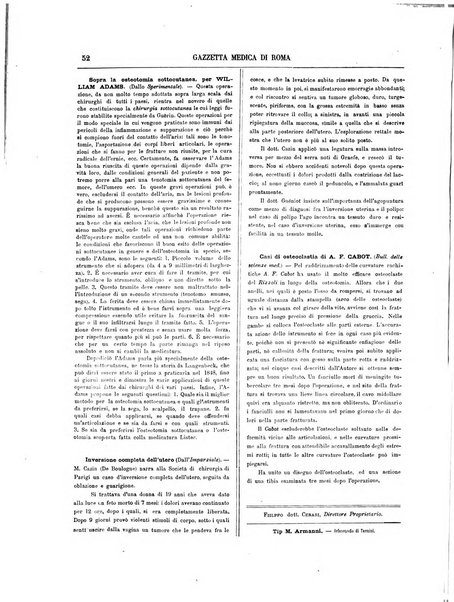 Gazzetta medica di Roma