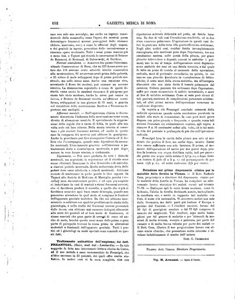 Gazzetta medica di Roma