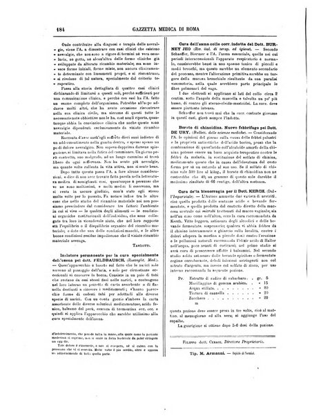 Gazzetta medica di Roma