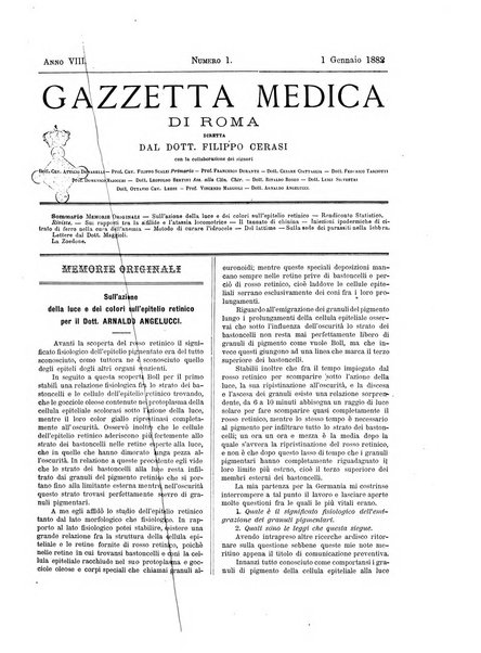 Gazzetta medica di Roma