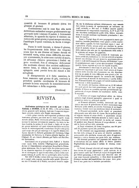 Gazzetta medica di Roma