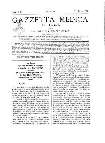 Gazzetta medica di Roma