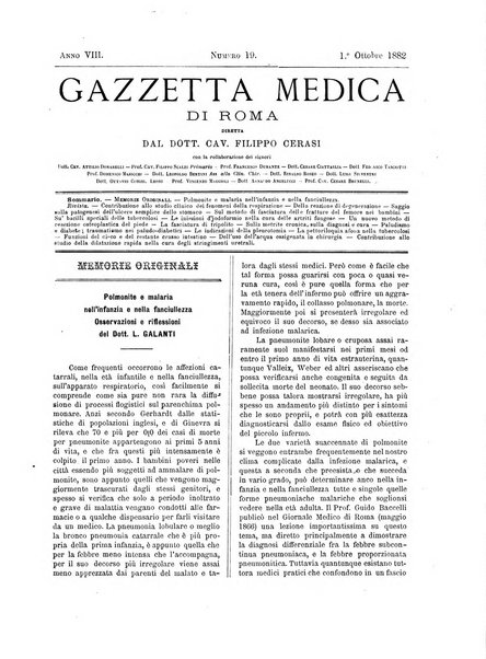 Gazzetta medica di Roma