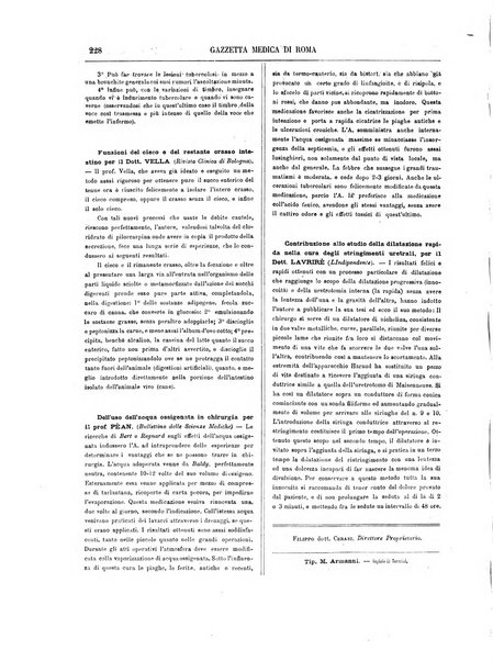 Gazzetta medica di Roma