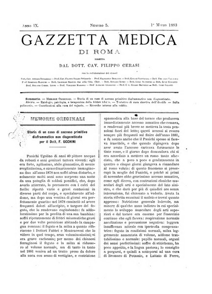 Gazzetta medica di Roma